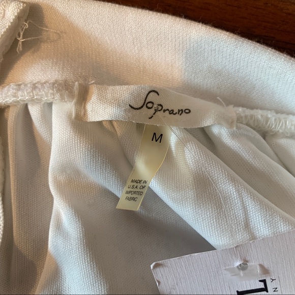 BNWT White Lacey Double Layer Full Skirt Size Medium - Picture 7 of 10